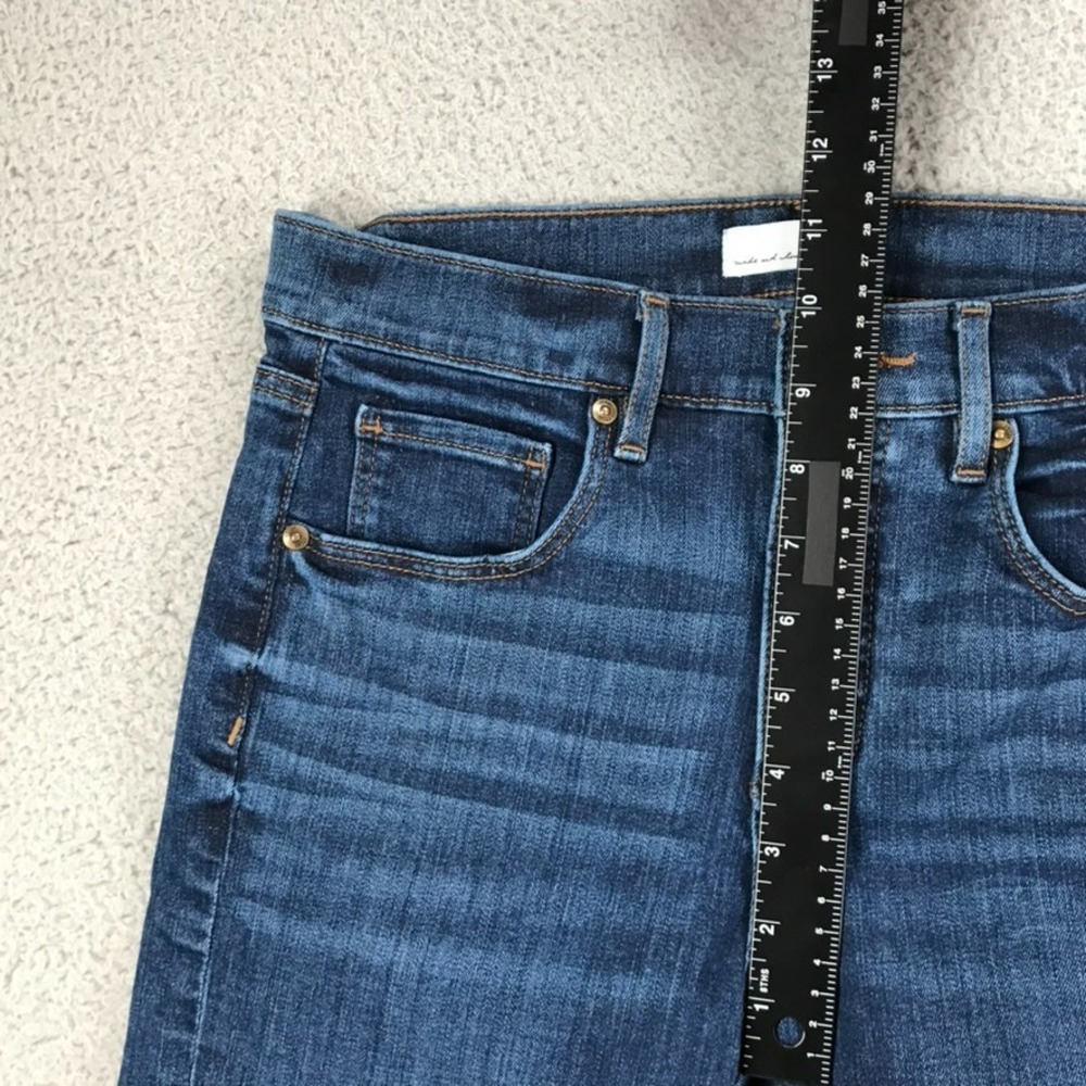 LOFT Size 28/6 Skinny Crop Lace Hem Detail High‎ Rise Jeans - Picture 11 of 15